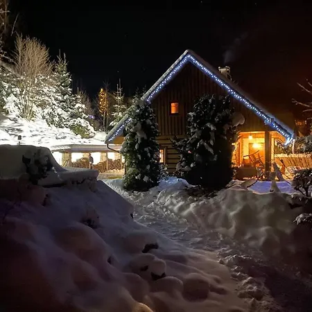 Wooden House In The Heart Of The Giant Mountains With Own Hill *