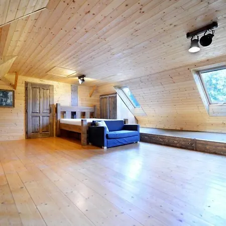 Wooden House In The Heart Of The Giant Mountains With Own Hill